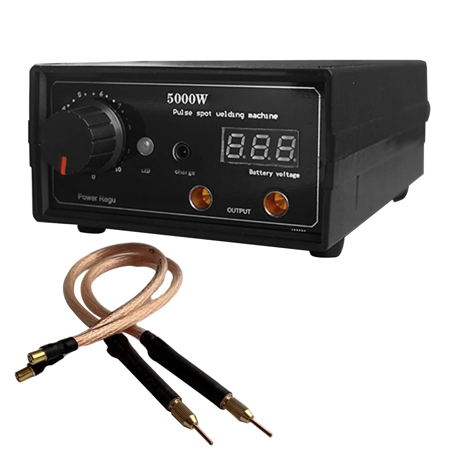 

5000W 4000mah * 2 Spot Welder Automatic Trigger Double Pulse Spot Welding Machine Needle Detachable 8.4 V 500mA