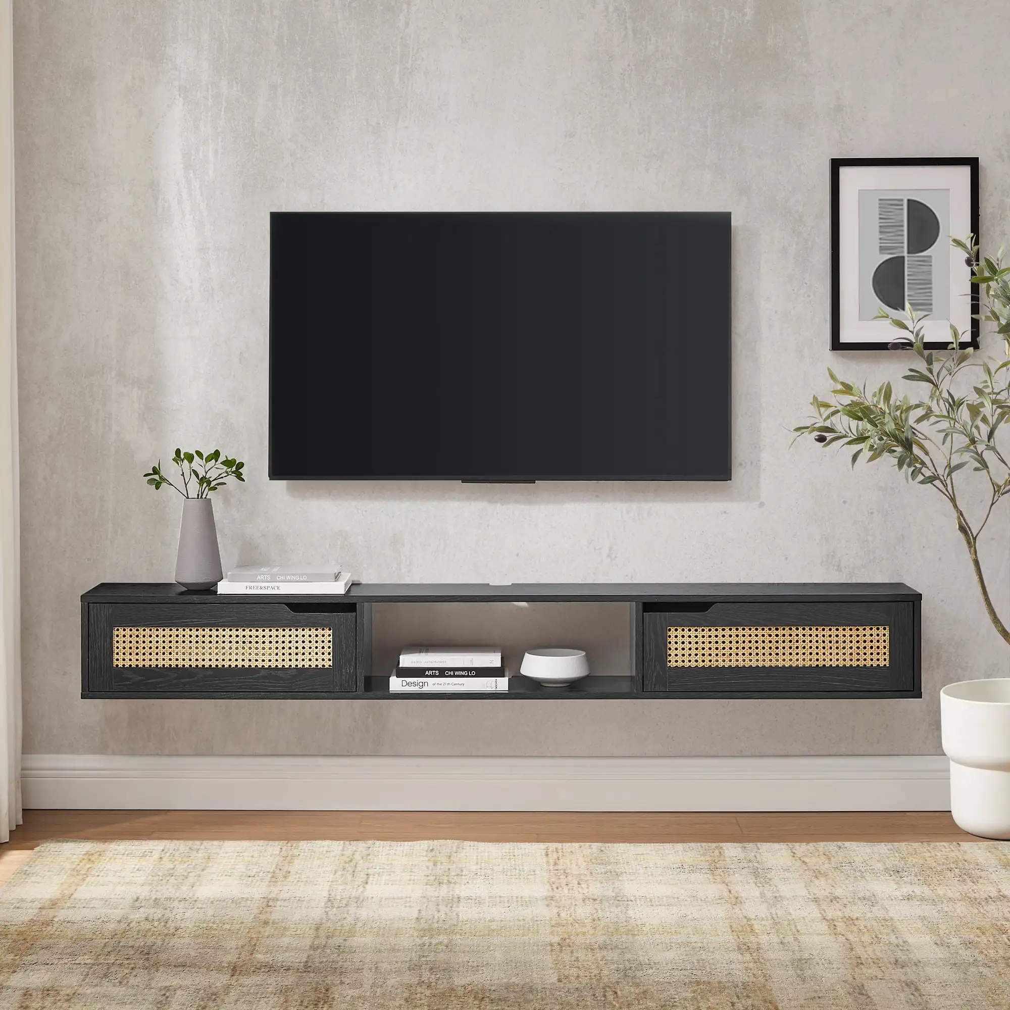 Floating TV stand 2