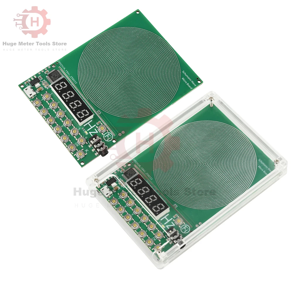 Adjustable Frequency Schumann Wave Sine Signal Generator with Micro USB Interface