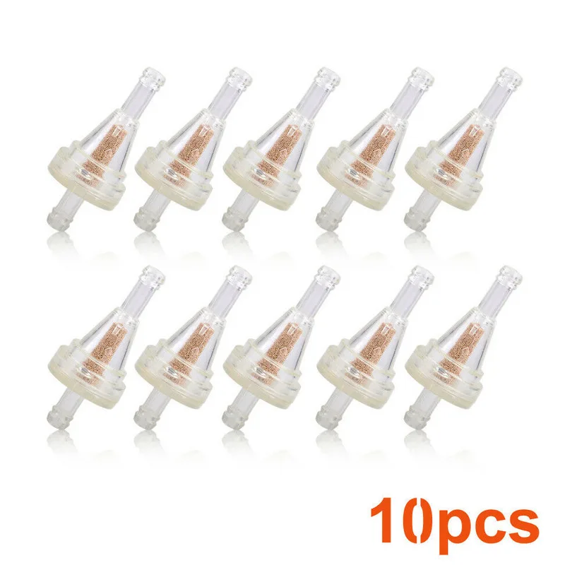 New 10x Motorcycle 1/4 Inline Gas Fuel Filter For Dirt Bike ATV UTV Snowmobile Gasoline Filter Motorbike Accessories Products