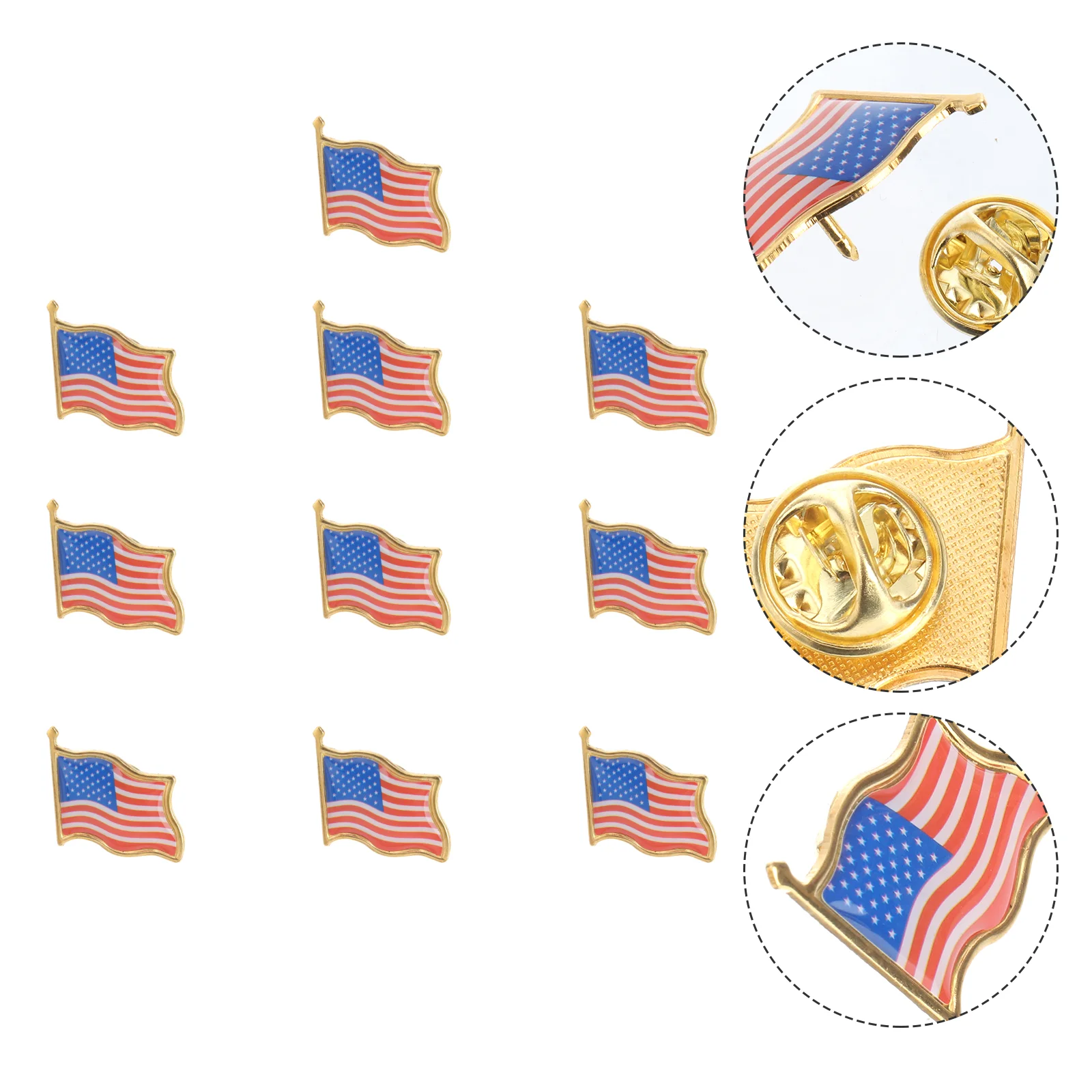 

Flag Lapel Pin United States USA Hat Rucksack Tack Badge Pin Metal Lapel Pin