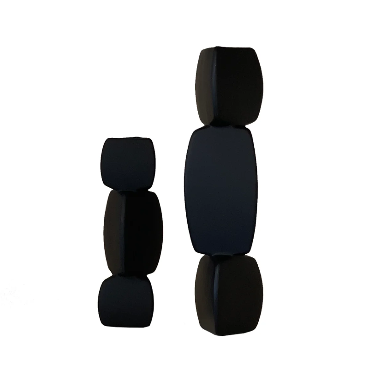 

Irregular geometric vase ins Nordic silent wind black and white ceramic abstract art ornament
