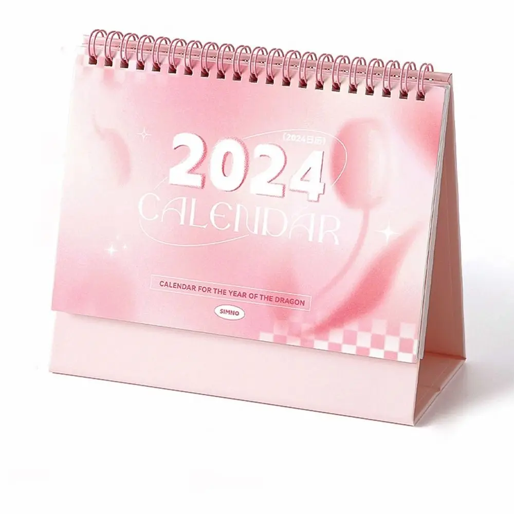 2024 Desk Calendar Household Decor Students Office Month Korean Version Pad  Paper Portable The Bureau Agenda - AliExpress