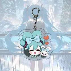Cute Hatsune Miku Anime Acrylic Keychain Pendant - Fashionable Surprise Gift (YSK2068 Happy)