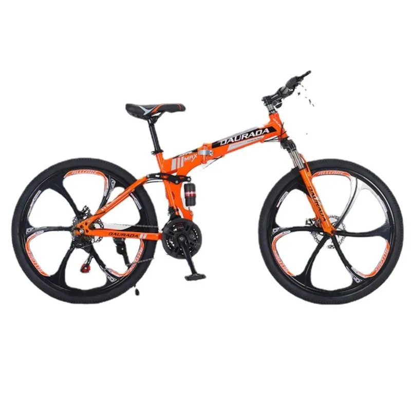 High Carbon Steel One Wheel Folding Mountain Bike Variable