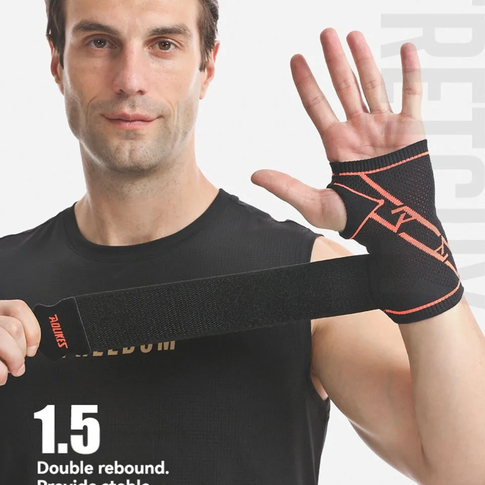 Wrist Guard Support Arthritis Gloves Sprain Band Elastic Bandage 1PC Wrist Protector Hand Brace Elastic Sports Wristband
