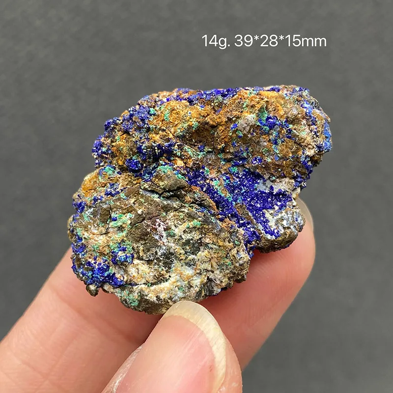 100% natural azurite and malachite symbiotic raw stone mineral specimen healing crystal gem collection