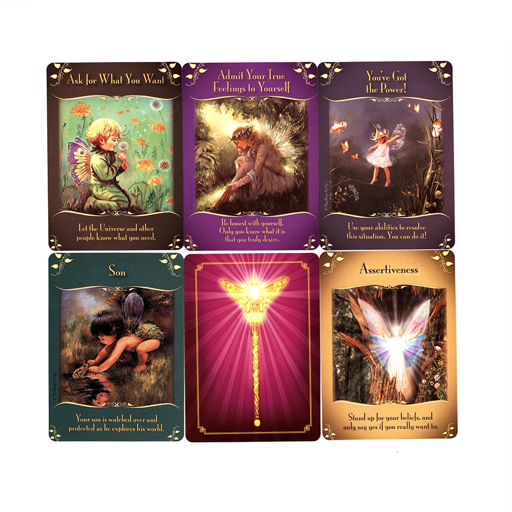 New Doreen Virtue Messages From The Fairies Oracle CardsSupport Wholesale Factory Made English Version 29 Oracle Decks 6