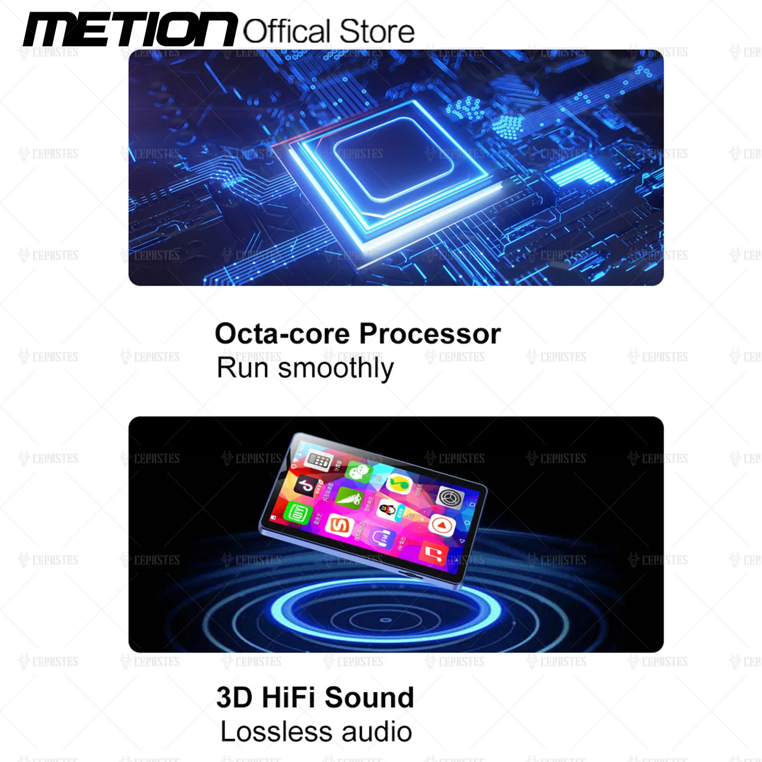 WiFi MP3 Player Bluetooth 5.0 MP4 MP5 Player 4.0"Full Touch screen Android 8.1 Smart System with Spotify Streaming Music mp4 player,music player,mini media player