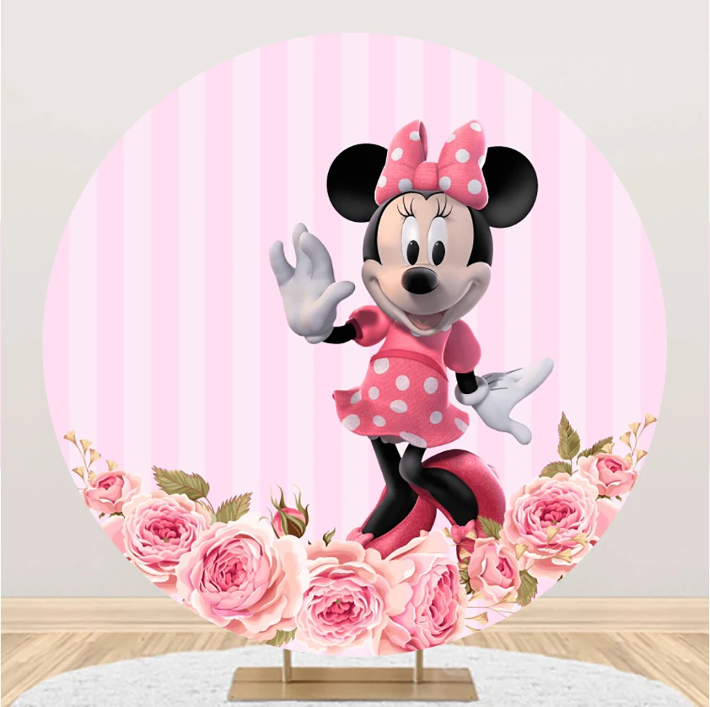 Mickey Minnie Mouse, fundos do aniversário, pano