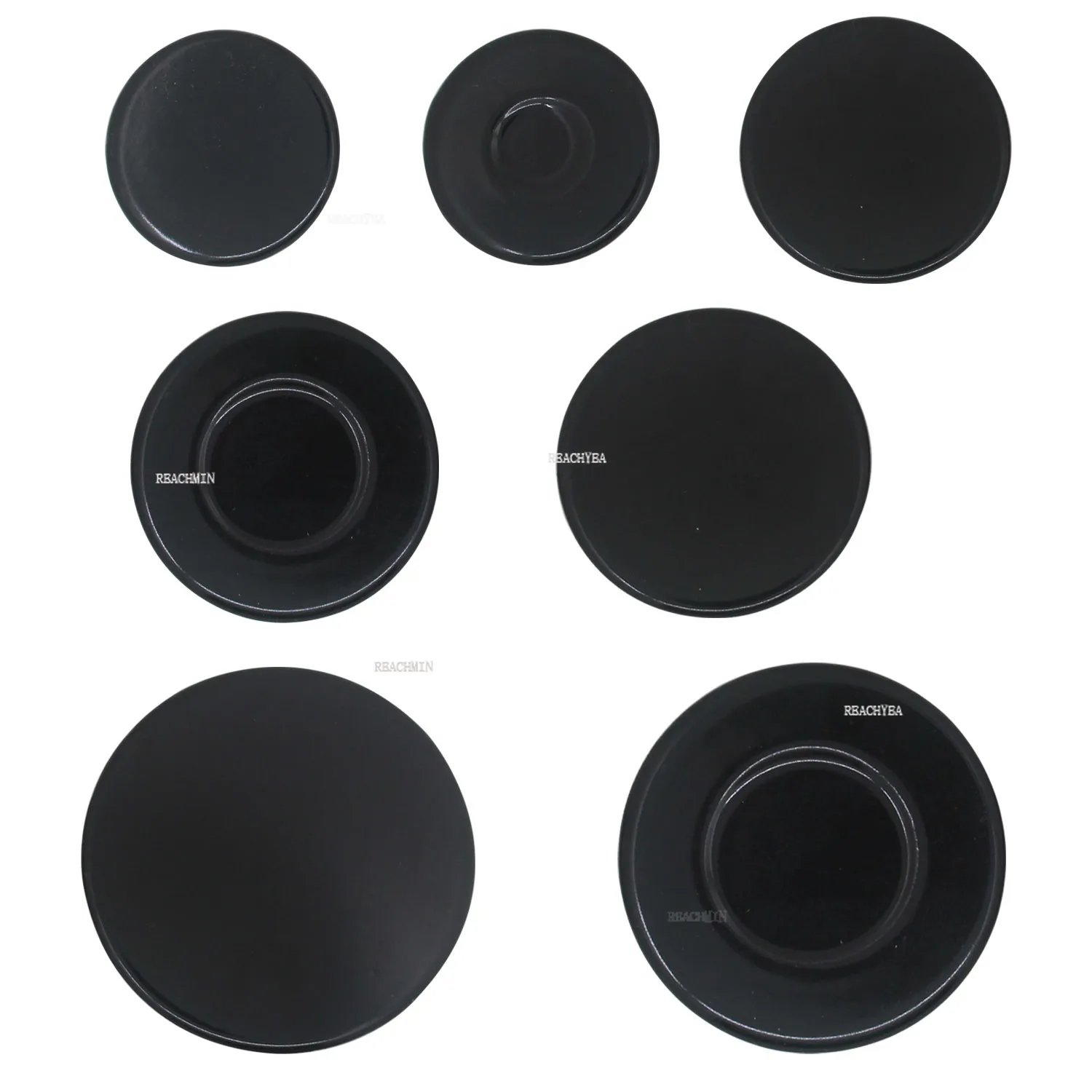 Set di 30 cappucci in legno, bottoni (diametro 40 mm, legno di pino