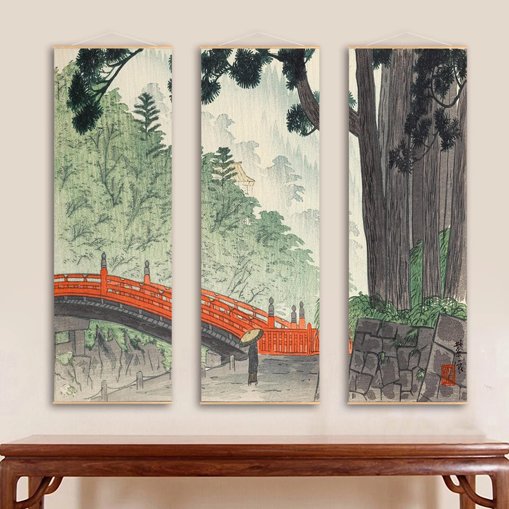 

JZ-T3-7202 Japanese Landscape Wall Scroll Poster Painting