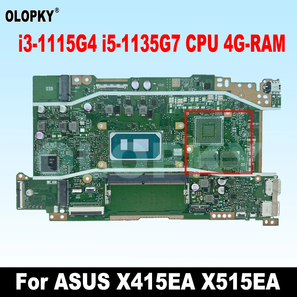 Ram Asus X415 Asus Vivobook Cpu Upgrade X415EA Motherboard For