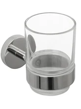  Rose Gold Wall-Mounted Toothbrush Holder with Glass Cup Stainless Steel Bathroom Organizer Brushed Gold Chrome Polished Black 