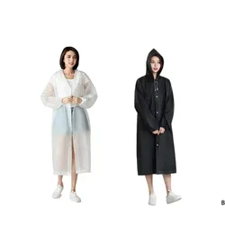 All - Weather Colorful Waterproof Adult Poncho - 2024 Fashion Edition (White and black)