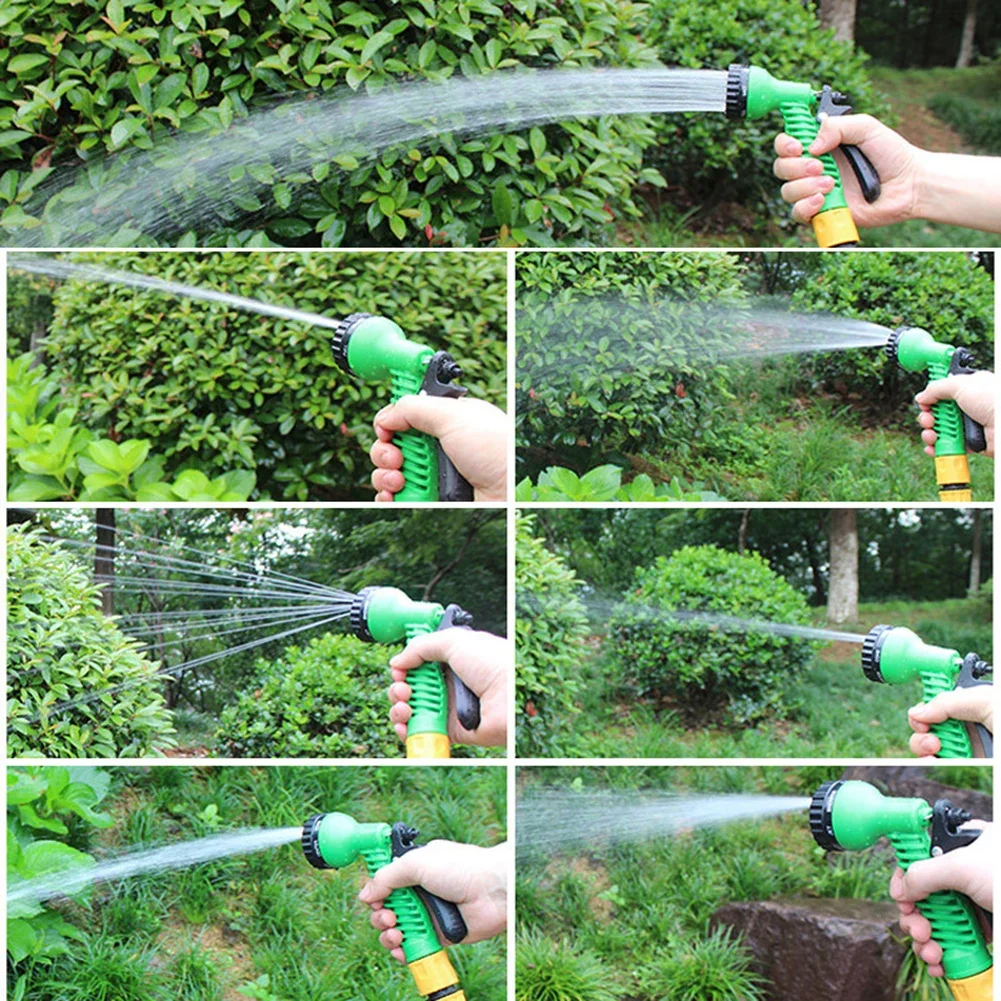 High Pressure Water Gun Hose Nozzle Multifunctional Car Washer Adjustable Irrigation Sprayer Garden Watering Sprinkler Nozzle Water Gun Water Gun Nozzle Rotating Sprinkler Mist Sprinkler