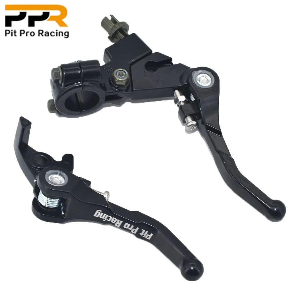 

140cc 125cc 110cc Pit Dirt Bike Chrome Folding Clutch Brake Lever For 7/8" Handle Bar Fit For Atomik Dhz Orion Bosuer BSE