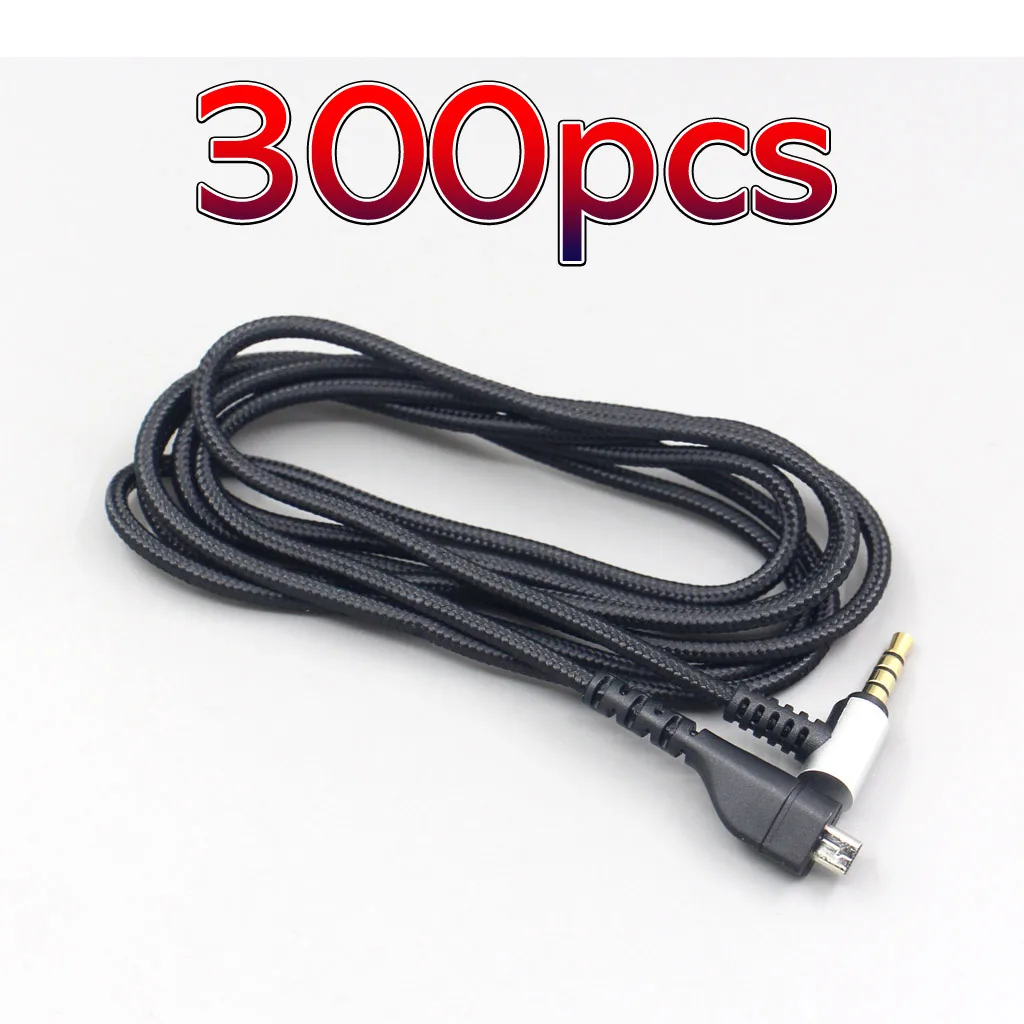 LN006829 300pcs 3.5mm Gaming Headphone Headset Earphone Cable For Steelseries Arctis 3 5 7