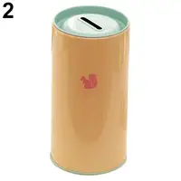 1Pcs Cute Animal Print Creative Gift Saving Bank Money Box Tin Coin Cartoon Zoo Piggy Bank Kids Room Home Decor 2
