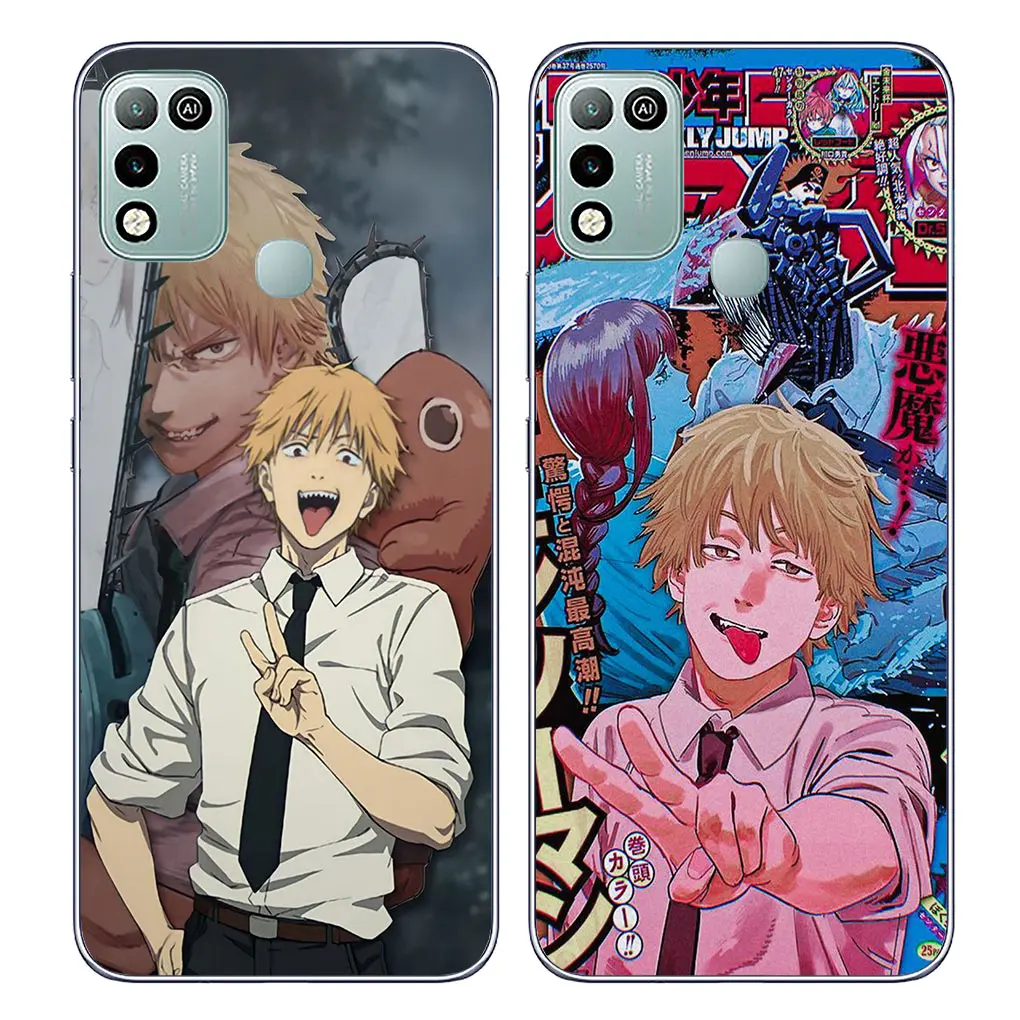Chainsaw Man Gir Denji Makima Themed Phone Case Cover