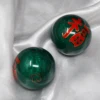 Feng Shui Chinese Feng Shui Yin-Yang 1.65'' Baoding Ball Health Exercise Ball Meditation Hand Balls 5