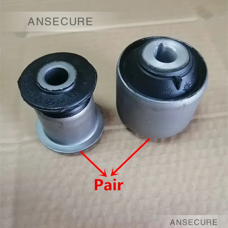 Pair Front Control Suspension Wishbone Arm Rubber Bush Bushes For VW