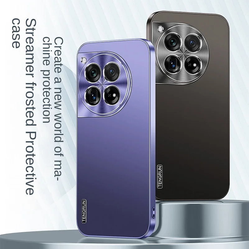 알루미늄 합금 매트 후면 패널 케이스, OnePlus 12 One Plus Ace 2 Pro 2V 1 + Nord 3 용, 올인클루시브 금속 카메라 보호 커버