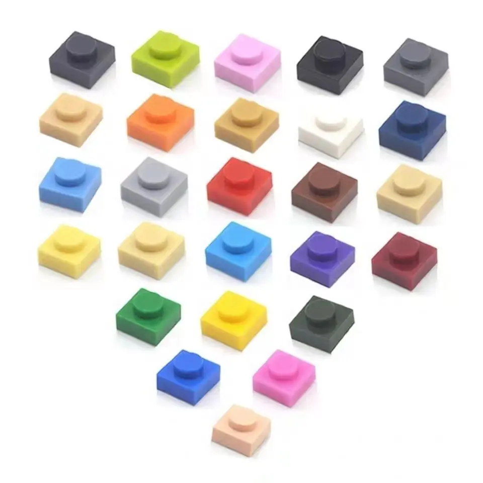 Small Particle Building blocks compatible with Lego 1X1 Thin Brick Accessories 3024 Patchwork Parts AliExpress