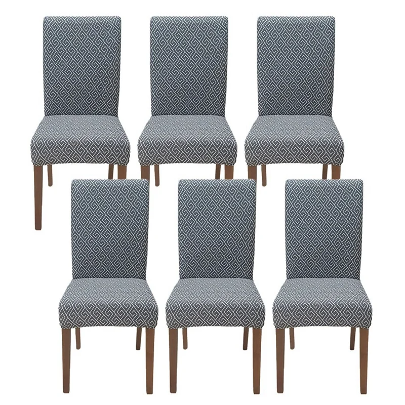 6 Pack Chair Covers For Dining Room, Stretch Dining Chair Cover