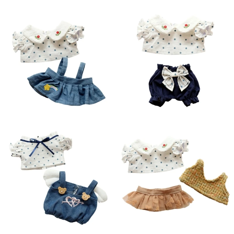 

Clothes for 8 Inch Boy Girl Shirt Pants Skirt Sweater Costume Dropship