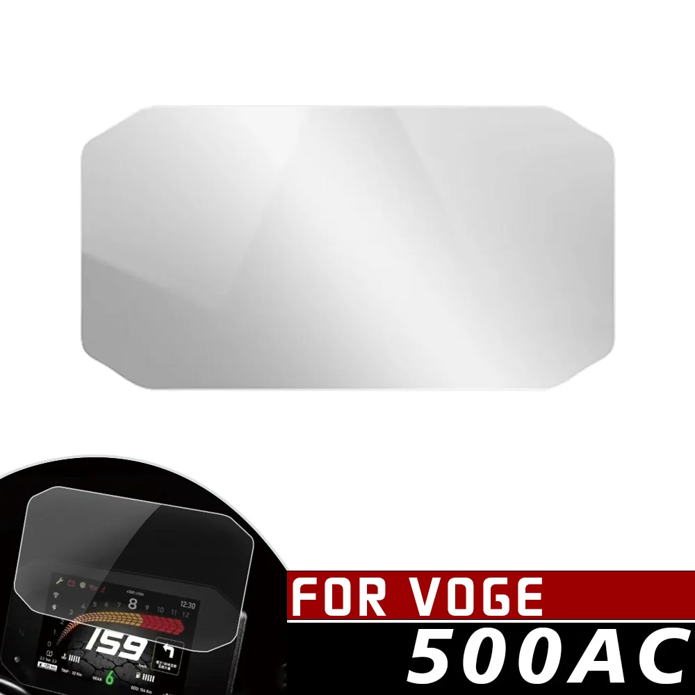 

Motorcycle Accessories PVC Cluster Scratch Protection Film Dashboard Screen Protector For Voge 500AC 500 AC