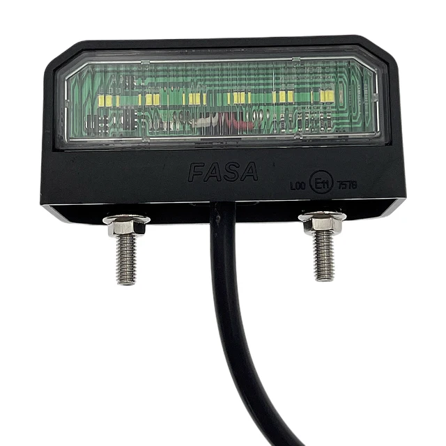 LED Trailer Number Plate Light License Plate Lamp 12/24V Submersible Boat Truck Bus Caravan