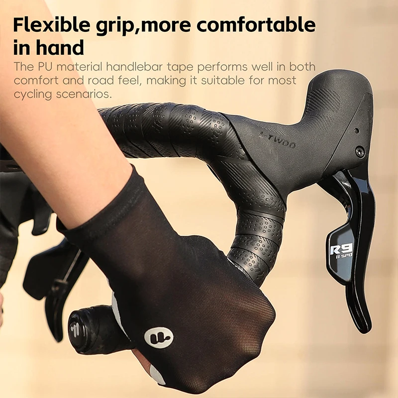 WEST BIKING Bicycle Handlebar Tape EVA Durable Anti-slip Wrap Bar Tape Shock Absorb Breathable Road Bike Bar Bike Accessory