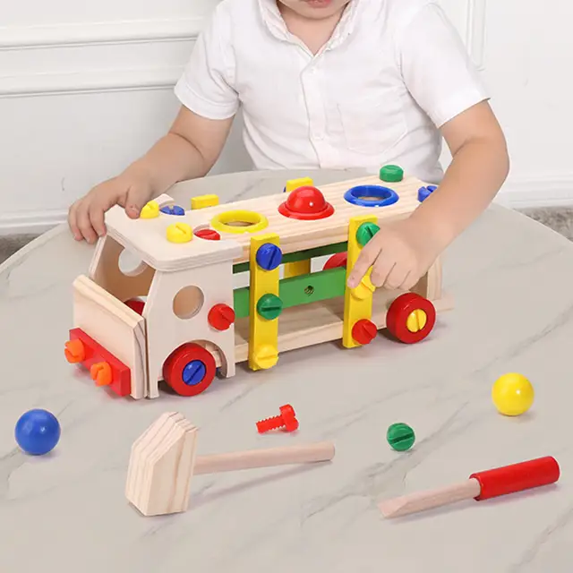 Assembly Disassembly Engineering Car Puzzle Toy Kids Preschoolers Boys Children 1