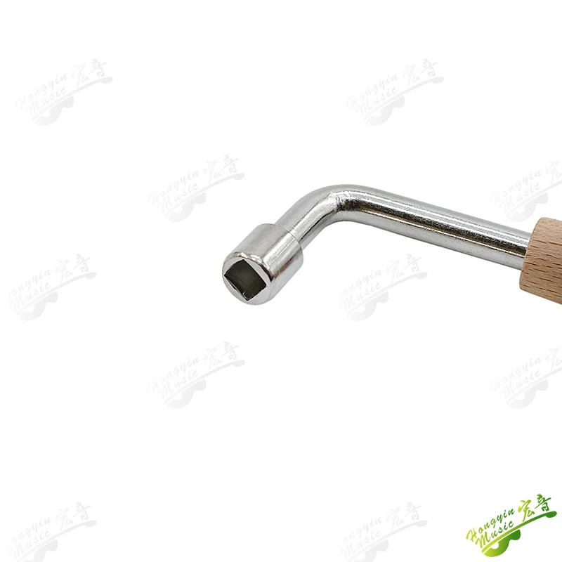 Leyacan tuning string screw adjusting wrench square wrench head wooden handle repair accessories tool