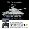 2.4G HENG LONG 1/16 7.0 Customized FPV Camera USA M26 RC Tank 3838 Metal Tracks Wheels Stickers Steel Gearbox Toys TH17321-T4 1