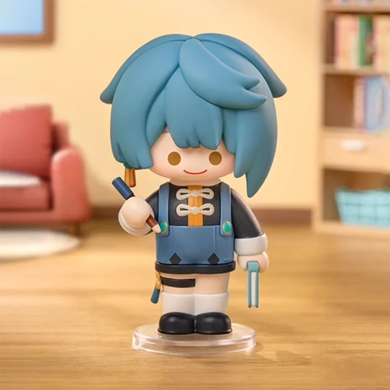 thumbnail image 1 of POP MART Genshin Impact Dress-Up Dreams Themed Chibi Series Anime Action Figure Guess Bag Ornament Figurines Home Decor Desktop, 1 of 5