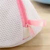 3/2/1PCS Bra Laundry Bag Triangle Zippered Underwear Socks Washing Machine Protection Net Mesh Bag Home Storage Organization 4