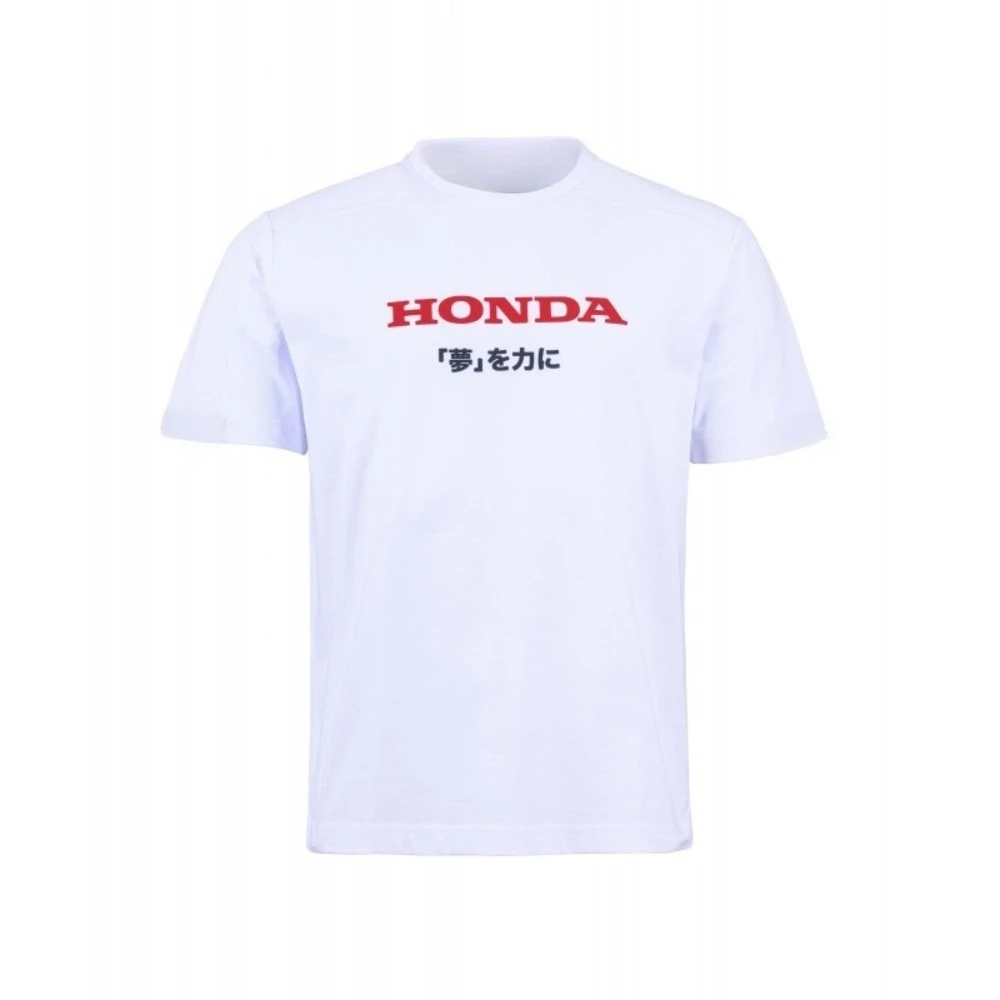 혼다 남성 및 여성 티셔츠 여름 면 반팔 셔츠 봄과 가을 드림 혼다 오토바이 오프로드 캐주얼 탑