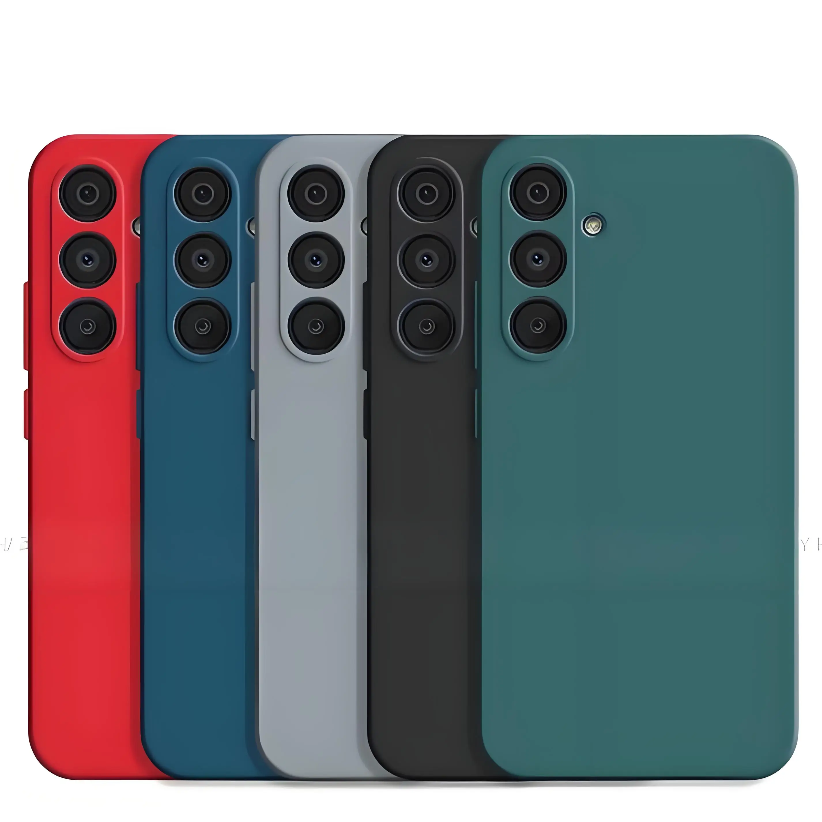 Shockproof Liquid Silicone Phone Case - TPU Protective Cover