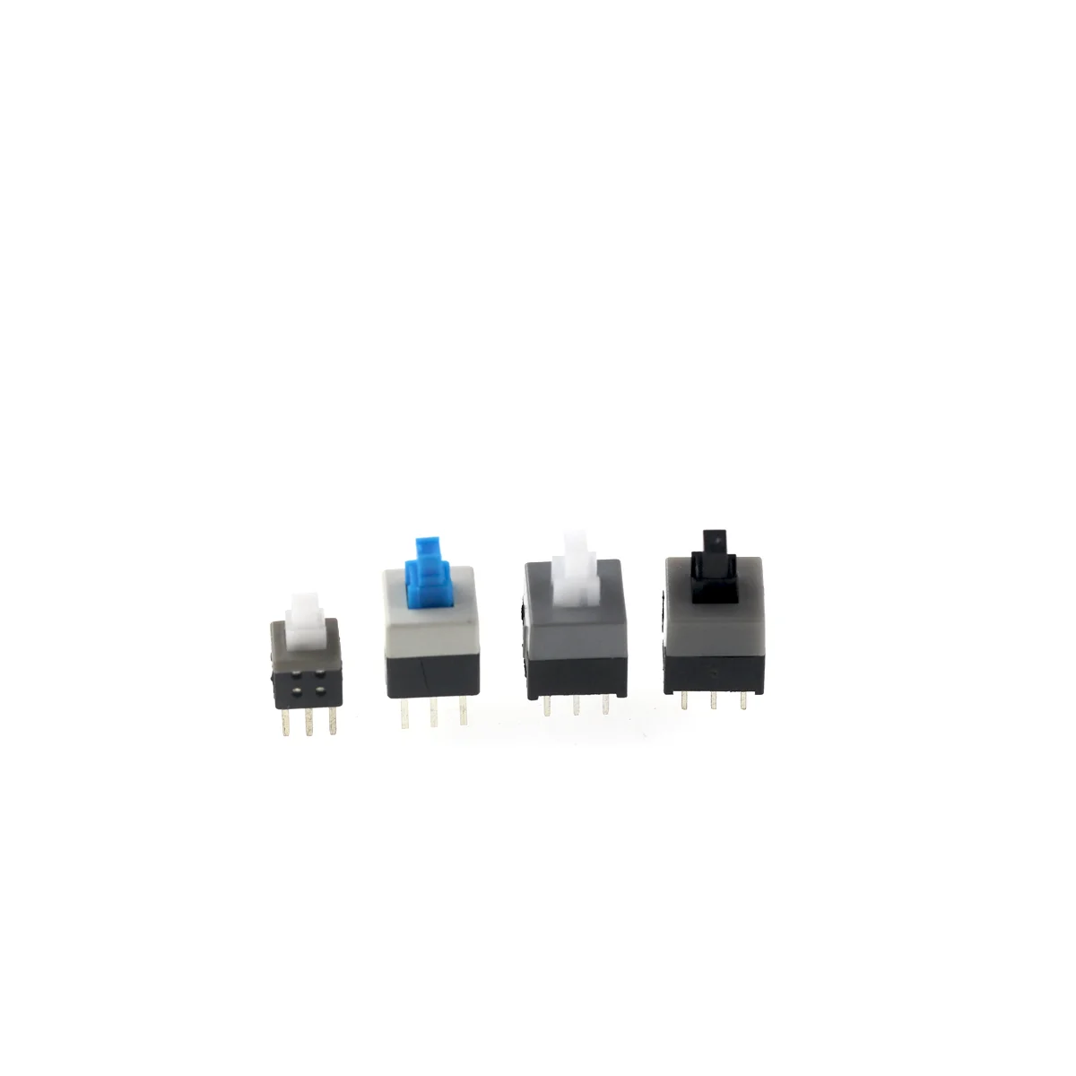 100PCS/LOT 5.8x5.8 7x7 8x8 8.5x8.5mm Self Locking / UNlock Push Tactile Power Micro Switch 6 Pin Button Switches tact switch
