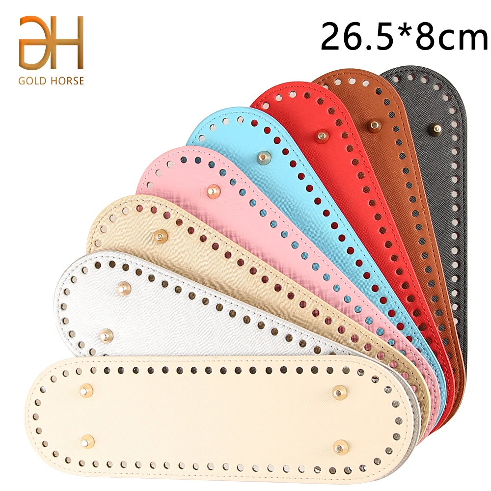 5 Sizes PU Leather Bag Base – DIY Crochet & Knitting Purse Bottom 6