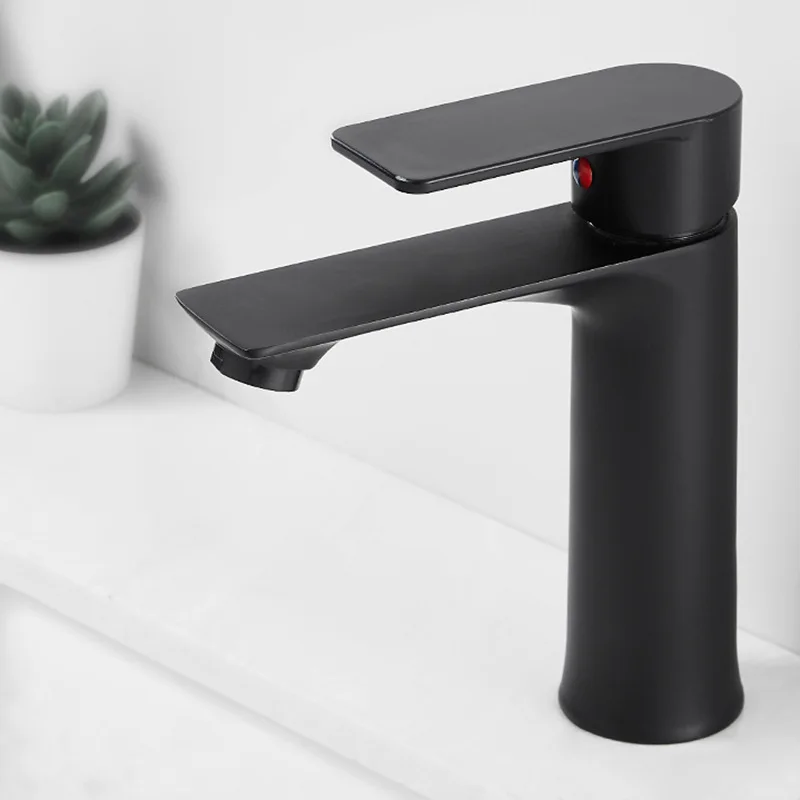 Black Basin Faucet Bathroom Washbasin Sink Water Mixer Tap Hot Cold Water Basin Sink Tap kitchen Deck Mounted Faucet accessories