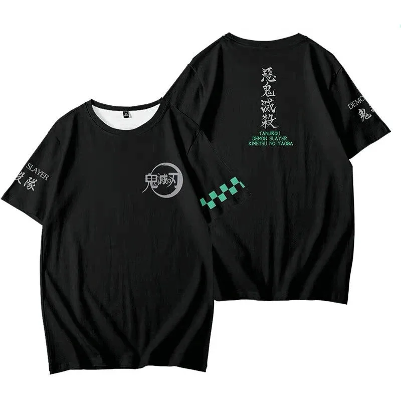 Demon slayer kisatsutai anime 3d t-shirt cosplay costume men women t-shirts tops o-neck short sleeve harajuku t-shirt