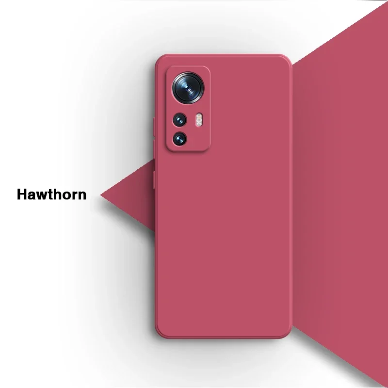 Sleek Solid Square Liquid Silicone Phone Case
