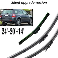 Front & Rear Wiper Blades Set For Land Rover Freelander 2 2007-2014 Windshield Windscreen Window Brush 24"20"14" Silent upgrade 1