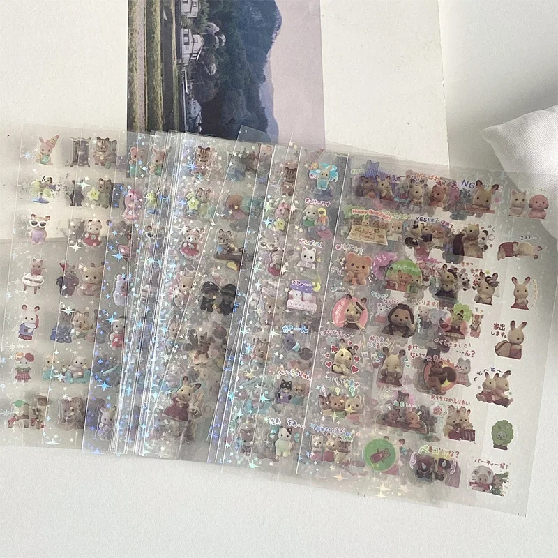 Y2K Cute Glitter Sticker Set 5