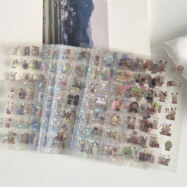 Y2K Cute Glitter Sticker Set 5