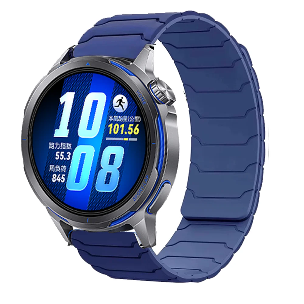 Magnetic Silicone Loop Band - Premium Accessories Bracelet, Universal Fit 46mm