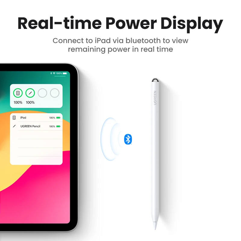 UGREEN Stylus Pen for Apple Pencil Magnetic Wireless Charging